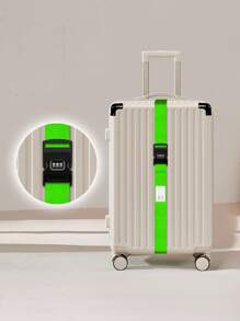 4pcs Personalized Embroidered Luggage Straps, Travel Suitcase Password Lock Security Strap, Multi-Color Fashion Versatile Packing Belt, Thick & Durable Anti-Burst Luggage Binding Strap, Securely Fixes Checked Luggage, Suitable For Travel, Gifts For Family, Friends, Holidays Like Mother's Day, Teacher's Day, Valentine's Day, Christmas, Father's Day, Birthdays