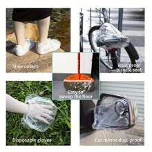 200/100 sztuk/zestaw przezroczystych plastikowych czepków prysznicowych, wodoodporne czepki prysznicowe, niezbędne artykuły do podróży hotelowych, głęboka pielęgnacja włosów i produkty czyszczące powrót do szkoły