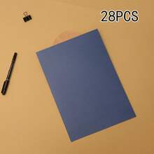 28pcs A4 Double-Sided Pearl Cardboard, 250g Super Thick, Multicolor Sparkly Paper, A4 Size: 21cm X 29.7cm / 8.27" X 11.69", Suitable For DIY Origami, Birthday Party Decor, Holiday Card Making, Christmas Decorations,School Supplies,Back To School - Multicolor - View 11