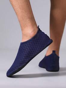 Men's Outdoor River Trekking Shoes, Breathable Non-Slip Beach Water Shoes For Holiday Surfing Swimming Hiking Fishing Running ,Gym 2000s Style Valentine's Day Ideas - Black - View 1