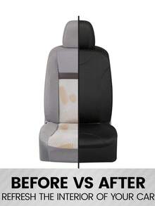 Seat Covers For Cars Full Set, Two-Tone Front With Matching Back Car Seat Cover–Front And Rear Split Bench For Cars, Easy To Install Cover Set, Made To Fit Most Auto Truck Van, Interior Car Accessories (Full Set Of Five Seats 9pcs) - Style a - View 6