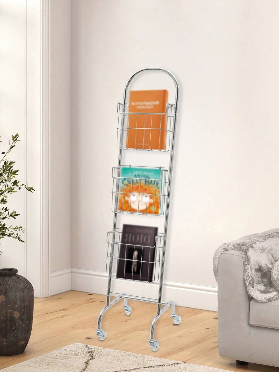 eusmeyusnt Magazine Rack - כסף - ראה 1