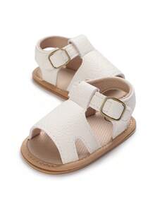 新生儿软底凉鞋，橡胶底，舒适婴儿学步鞋，0-1岁，夏季