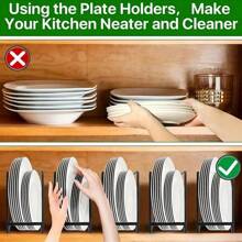 4pcs/Set Kitchen Organizer Rack For Utensils, Dish Rack, Bowl Rack, Drainer Rack, Iron Rack, Practical Shelf