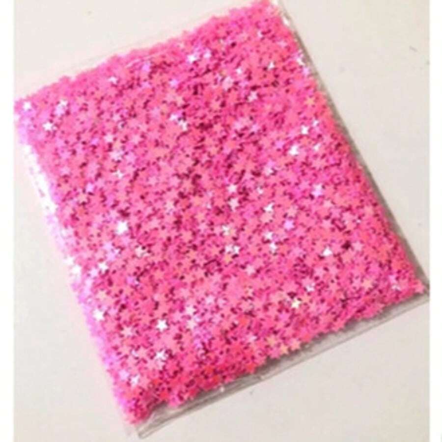 Mini Star Sequins - 03 Mm (PACK Of 20 Grams) - Rosa - Ver 1