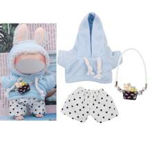 Hoodie, Shorts, Umhängetasche und Zubehör Set, Mode Accessoires & neue Peripheriegeräte (ohne Figur)