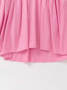 Balabala Girls' Sleeveless Cotton Floral Bubble Dress, Summer - Red Hue - View 7