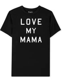 Unisex Cotton-Shirt Daily Wear - Vintage Pattern MY MAMA Crewncotton Menkpop Labor Day Men Clothing Manfinity Romwe Shirts Men Shirts Graphic Tees Camisas Para Hombre Graphic Tees Graphic Te