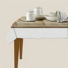 1pc/50pcs Versatile Elegant Bohemian Style Printed Polyester Tablecloth, Suitable For Kitchen, Dining Room, Holidays, Party, Easy To Clean And Durable Rectangular Tabletop Decor, Party Tablecloth, Modern Dining Table Cloth