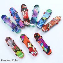 6/12/48PCS Finger Skateboard Set, Professional Mini Finger Skateboard Fever, Desktop Finger Skateboard Puzzle Stress Reduction Toys, Birthday Party Gift, Gift Bag Filler, Pinata Filler, Random Color