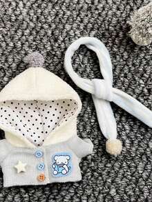 10cm Animal Series, Blue Puppy, Pink Kitten Clothes, 10cm Doll Costume Set, Only Selling Clothes, Not Dolls - Royal Blue - View 7