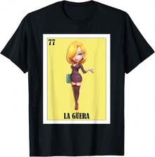 Funny Mexican Design For Blonde Girls - La Guera T-Shirt>DI Mother's Day Gifts - Black - View 1