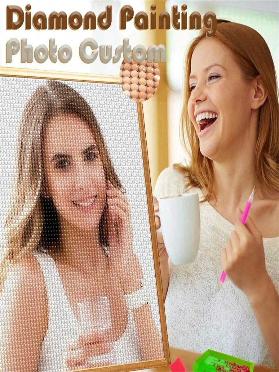 Bộ tranh đính đá 5D tùy chỉnh - Tự tay tạo nên tác phẩm nghệ thuật với bức ảnh yêu thích của bạn | Món quà thủ công cao cấp dành cho người yêu thú cưng, các cặp đôi, gia đình và bạn bè - Lý tưởng để trang trí nhà cửa, phòng ngủ, văn phòng - Hoàn hảo cho các dịp lễ kỷ niệm, ngày lễ, trang trí Giáng sinh và tân gia. - Nhiều màu - Xem 1