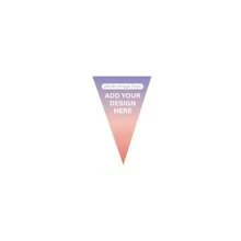 Customized Triangle Flag, Flange Craft Outdoor Flag, Advertisement Flag, Atmosphere Background, Personalized Banner | Suitable For Garden, Lawn, Yard And Home | Birthday, Wedding, Party Flag, Custom Ribbon, Badge, Pull Flag, Small Flag, Birthday Decor, Holiday Decor, Scene Decoration Category: Party Banner, Pull Flag