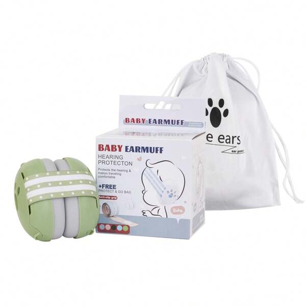 Protectores de oído para bebés y niños pequeños, orejeras de reducción de ruido, auriculares para bebés contra daños auditivos, mejoran el sueño
