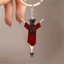 Personalized Graduation Acrylic Keychain Class Of 2025 - Multicolor - View 18