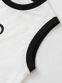 Balabala Young Boys Short Sleeve Set Quick-Dry T-Shirt Summer Children's Two Pieces Set 2025 New - White and Black - View 7