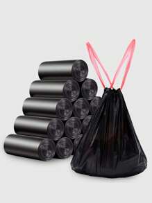150 PCS / 90 PCS / 75 PCS / 45 PCS / 12 PCS A Draw String Bag, Draw String Color Random, Disposable Bag, Can Liners, Cleaning Supplies, Commercial Use, Kitchen, Living Room, Bathroom, Office, Hotel Business