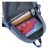 Kit Mochila Bolsa Escolar Feminina Multiuso Grande 4 Peças - Preto - Visão 3
