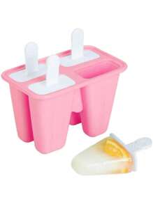 Moules à sucettes glacées, sorbetière, set de 6 moules à sucettes en silicone réutilisables, démoulage facile pour la fabrication de sucettes maison, desserts glacés faits maison