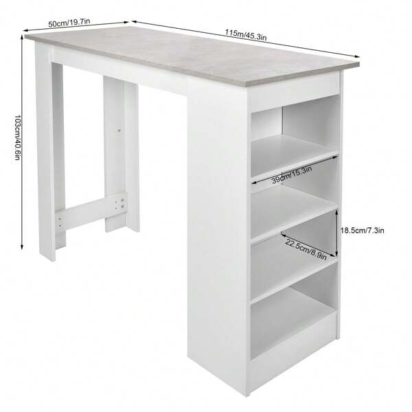 MultiStorage Space Desk Langlebiger Kaffeebartisch für das Wohnzimmerrestaurant zu Hause