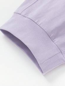 Balabala 儿童七分裤女童2025夏季轻便中大童女孩速干运动裤 - 風信紫 - 查看 9