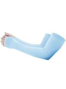 4 أزواج / 1 زوج أكمام تبريد بحماية الأشعة فوق البنفسجية ، أكمام مُغطاة للنساء والرجال للصيف والأنشطة الخارجية لحماية من الشمس لها فتحة لسبابة اليد، حماية من الأشعة فوق البنفسجية