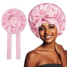 5 Piece Set No-Heat Curler, Bow Curlers, Shower Cap Set, Create Big Waves Sleeping Curlers, Satin Sleep Cap & Accessories, Multi-Function Styling Accessories Suitable For All Hair Types, Suitable For Work, Yoga, Cooking, Sports And More, Hair Styling, Hair Stuff, Curly Hair Products ,Hair Accessories