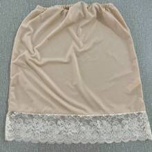 European And American Style Lace Slip Skirt, A-Line Skirt, Women Underskirt