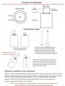 1 قطعة مبخر عطر سيارة فاخر، مرطب رذاذ عطري ذكي، ديكور داخلي فاخر للسيارة (يرجى الشحن قبل الاستخدام)