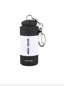 1pc Mini Keychain LED Flashlight, Portable Rechargeable Multi-Function Outdoor Flashlight With Clip, Suitable For Hiking, Camping, Fishing, Running And Other Emergency Lighting, Camping Accessory - Multicolor - View 14