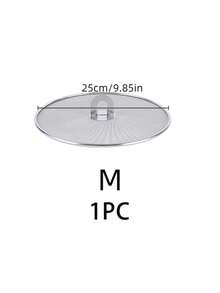 1 件不锈钢防溅网防油煎炸保护罩，厨房烹饪配件