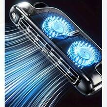 Easypie Selection 新款汽车通风座椅风扇，USB 供电头枕座椅风扇，便携式三速调节，涡轮强风，无叶靠背小型电风扇。