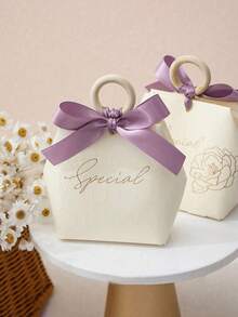 10件DIY糖果礼盒，婚礼糖果包装盒，节日礼品包装盒