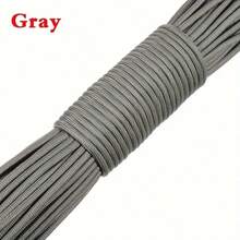 3/16/31米 4毫米 7芯涤纶帐篷绳 适用于挂绳 晾衣绳 DIY手链绳 户外活动