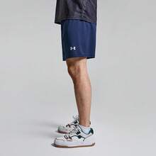 Under Armour 2026 夏季新款男女通用足球训练运动健身透气短裤 - 藏蓝色 - 查看 5