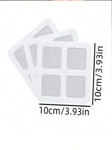100 piezas Filtro de pelo para ducha y bañera - Fácil de usar, pegatinas de filtro de drenaje, cubiertas de drenaje desechables adecuadas para el fregadero de la ducha y la lavandería, fácil de pegar, retenedor de pelo del drenaje desechable, filtros de drenaje para el regreso a la escuela