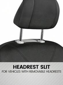 Seat Covers For Cars Full Set, Two-Tone Front With Matching Back Car Seat Cover–Front And Rear Split Bench For Cars, Easy To Install Cover Set, Made To Fit Most Auto Truck Van, Interior Car Accessories (Full Set Of Five Seats 9pcs) - Style a - View 4