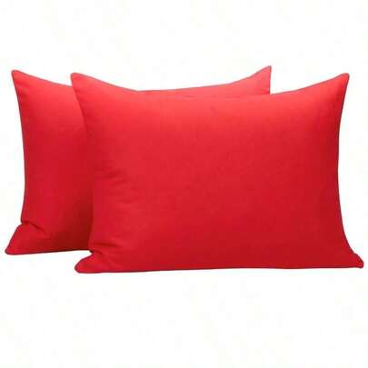 2 Pcs Zippered Toddler Pillowcases, 100% Brushed Microfiber 13x18 Pillowcases