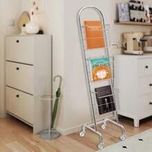 eusmeyusnt Magazine Rack - כסף - ראה 9