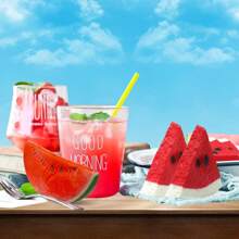 Fake Watermelon - 2 Sizes Of Artificial Simulation Watermelon Slice, Realistic Lifelike Faux Watermelon Slices Combination For Tiered Tray Kitchen Birthday Wedding Party Decoration
