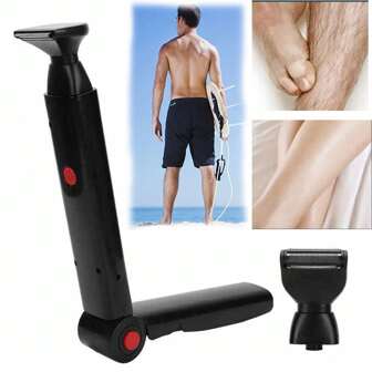 High Quality Men Ball Shaver Skin-Safe Electric Body Groomer Groin Rechargeable Body Groin Grooming Machine For Men