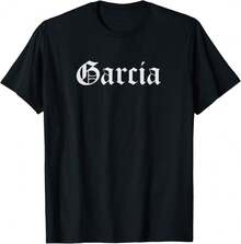 Garcia Shirt  Clothing For Men Lowrider Gift  T-Shirt Graphic T Men's T Shirts Cotton - Black - View 1