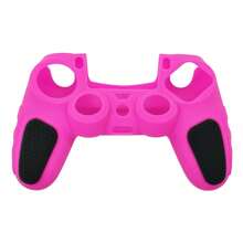 1 Stück PlayStation 4 Controller Hülle, Silikon dickeres Zweifarbdesign, rutschfest, kratzfest, schweißresistent, verbesserte Spielsteuerung