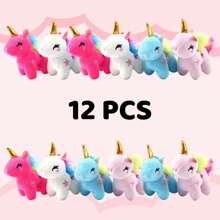 12Pcs Unicorn Plush Toy Set, Cute Plush Toy Gift For Girls 3-8 Years Old, Magical Plush Toy Gift For Girls