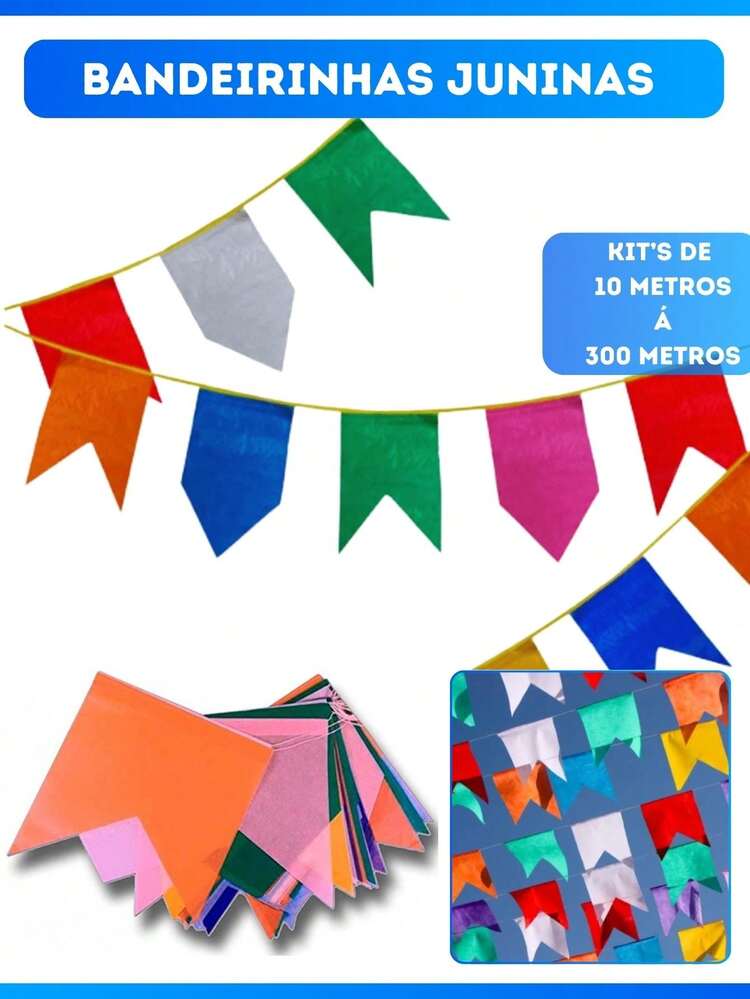 June Festival Flags Kit Of Meters Of Paper Stingray Country Party - Vật liệu - Giấy - Xem 1