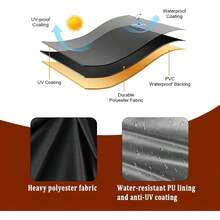 Grill Cover For Royal Gourmet CC1830W 30/CC1830S 30"/CC1830SC Grill BBQ Covers Waterproof Smoker Griddle Cover Outdoor Gas Grill Cover - 54"Lx29"Wx45"H - View 3