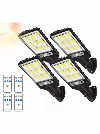 4pzs Lampara Focos Solares Led Para Exteriore,luz Solar