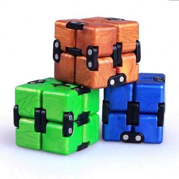 1pc Creative Infinity Cube Fidget Toy, Funny Stress Relief Cube For Office, Youth