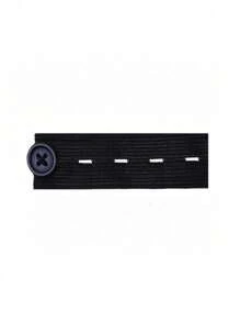 1pc/2pcs/4pcs Instant Adjustable Seamless Black Waist Belt Loop Extender For Jeans & Pants - Effortless Size Adjustment, Comfortable Fit, Easy Installation, Suitable For Men & Women Of All Sizes